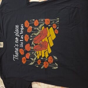 Las Vegas Graphic T-shirt With Ruby Slippers